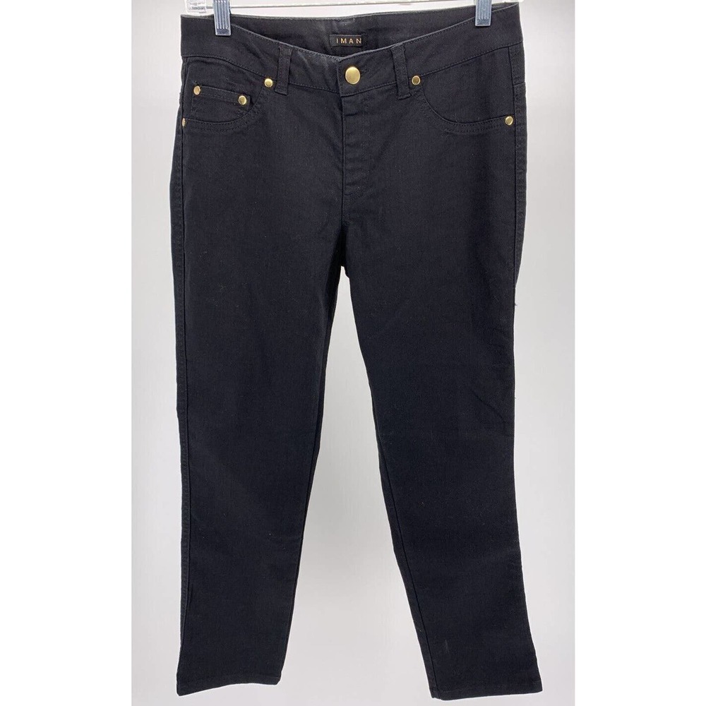 Women's IMAN Black Jeans Size S